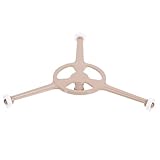 ASAKKURA Mikrowellen Drehtellerhalterung aus Braunem Pvc mit Dreifacharm und Ofenblech Dreibein für Komfortable Nutzung und Stabile Drehung Des Mikrowellentellers