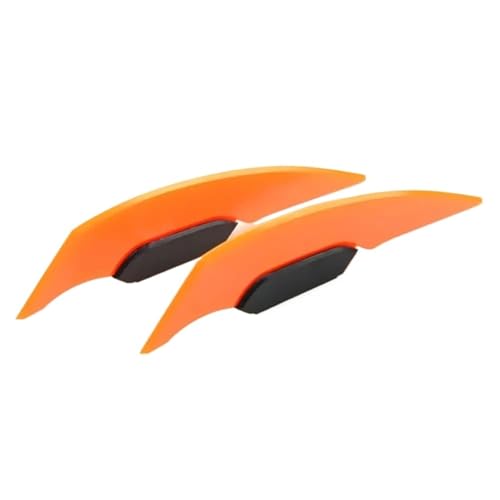 Carénage et aile de becquet latéral avant moto orange pour rajeunir votre carrosserie