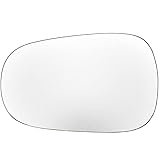 Glace (Miroir) de Rétroviseur Avant Gauche OU Droit Extérieur Côté Conducteur OU Passager Couleur Chrome avec Support compatible pour LOGAN CLIO MEGANE I MEGANE SCENIC MODUS THALIA MICRA   7701040255
