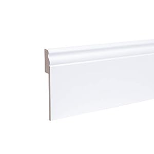 Leiste24 Berliner Profil Abdeckleiste 120mm Weiß