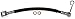 Dorman H621141 Rear Driver Side Brake Hydraulic Hose Compatible with Select Dodge Models
