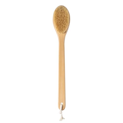 Bamboo Long Handle Back Scrubber Brush for Skin