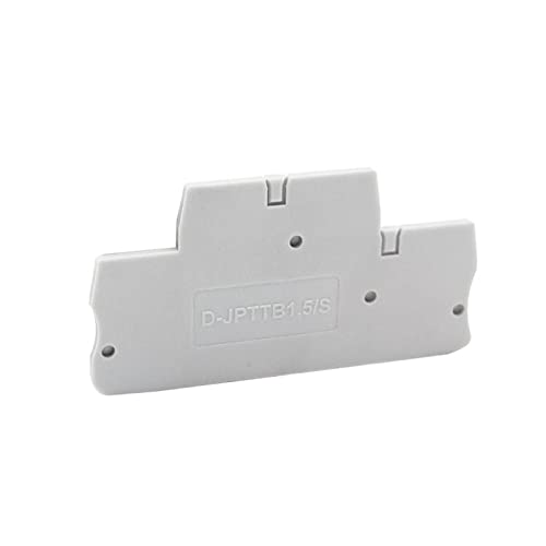 Bloque de terminales DIN de doble nivel con cubiertas finales D-PTTB-1.5/S 5
