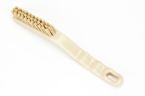 Image of SPARTA Detail Brush Grout Brush, Crevice Brush with Hanging Hole for Bathroom, Kitchens, Countertop, Plastic, 9 Inches, Tan