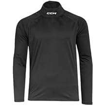 CCM Hockey Compression Long Sleeve Neck Protect Shirt, Cut Resistant, Youth