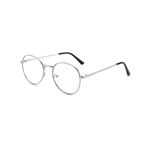 LIPIODOL Gafas Metal Estilo de los Años Sesenta Lente Transparente Filtro Luz Azul Ordenador Proteccion