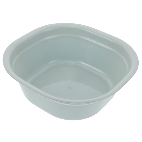 Sewroro Lavabo Cuadrado Grande de Plástico Robusto y Resistente para Lavado de Pies y Platos Diseño Grueso y Portátil para Uso Doméstico Multifuncional