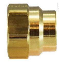 38306 Nut, 3/8 in Tube, Brass (2 Pack)