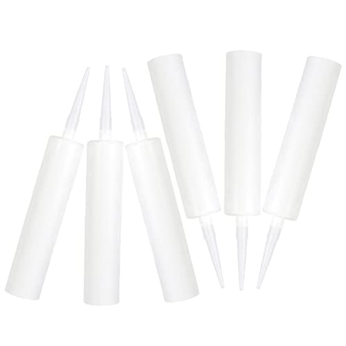 HOLIDYOYO 6piezas Tubos De Calafateo Vacíos Sellador Para Azulejos Látex Rellenables