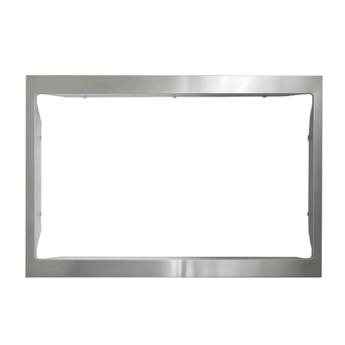 Image of Panasonic 24-inch Microwave Trim Kit, Stainless Steel, for use with 1.2 cu ft NN-CD87KS Panasonic Microwave Oven – NN-TK81KCS