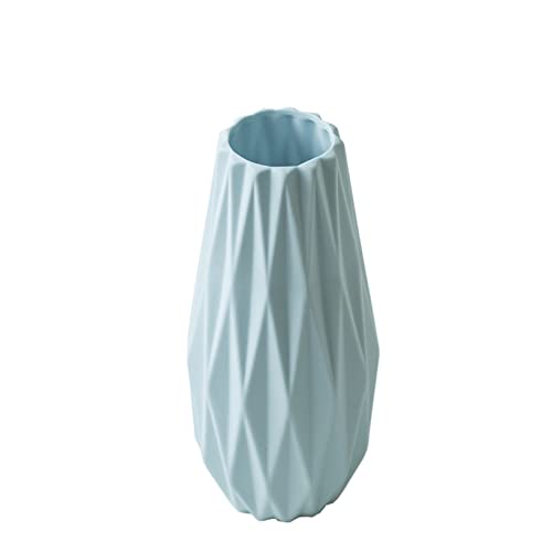 Simple Blue Ceramic Vase