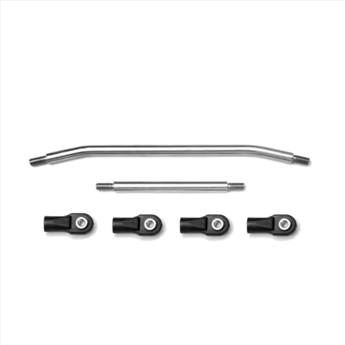 Rc Special Connecting Rod for TRX4 1/10 Metal Steering Rod Ball for Silver RC Car Tracked Vehicles Trucks Off-Road Parts and Accessories Upgrades Replacement and Use
