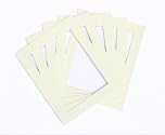 Frame Company Pack of 3 Ivory Mounts A3 for A4 *Choice of Colours*