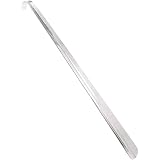 Comfy Clothiers Calzador de metal extralargo - Calzador de acero inoxidable resistente de 23 pulgadas