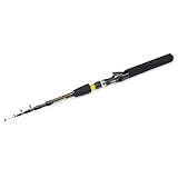 Lerutwis 0,9–2,1 m Teleskop-Angelruten aus Kohlenstoffstahl, Eisrute, tragbare Reise-Spinn- und Casting-Stange, Köder, Fischausrüstung, multifunktionale Meeresruten(Casting-180)