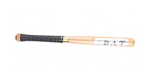 Heavy Duty Baseball Bat Alloy or Wooden Heavy Duty Training, Practice & Home Protection (33 Inch, Wooden)