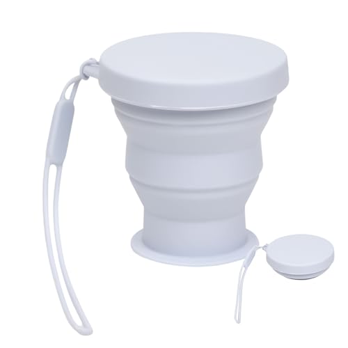 Plegable para Viaje – Taza de café de silicona para senderismo | Vaso ligero para bebidas, equipo al aire libre para el hogar, gimnasio, ciclismo, camping, picnic, café, senderismo, agua, 200