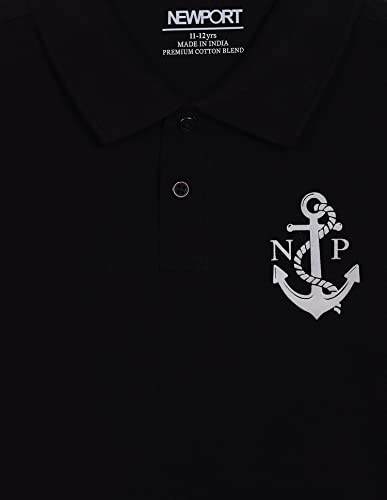 Image of NEWPORT Boy's Solid Regular Fit T-Shirt