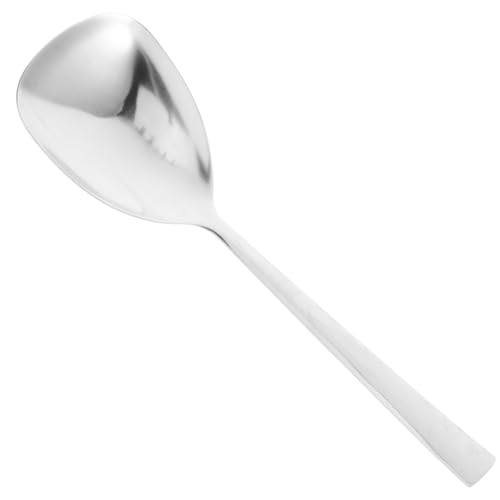 Unomor Heavy Duty Rice Scoop Kitchen Utensil Ladle Stainless Steel Construction