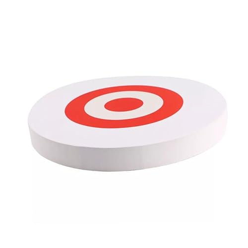 Happyyami 24cm Eva Material Target Practice for Outdoor Large Size Circle Targets for Backyard White Lightweight Archery Accessory