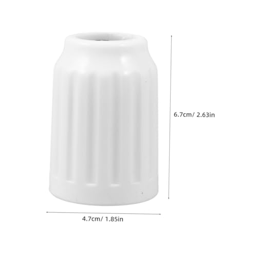 Soporte de barra de elevación PRETYZOOM para ventilador de suelo con tuerca blanca de 2 piezas 3