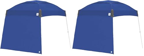 E-Z UP Single Sidewall, Fits 10' Angled Leg, Truss Clip Attachment, Royal Blue (Pack of 2)