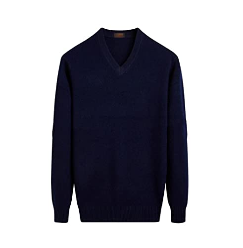 Pull en cachemire homme col en V idéal pour un hiver décontracté