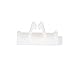 Panduit VCC25-A-C Vertical Cord Clip, Adhesive Backed, Nylon 6.6, 0.25-Inch Bundle, Natural (100-Pack)