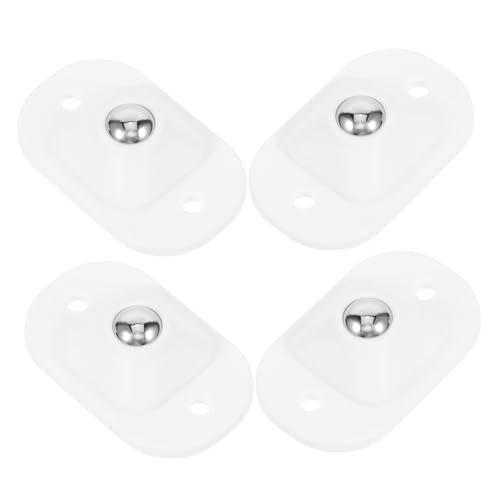 SEWACC 4pcs Small Adhesive Caster Wheels for No-Drill Stick Design Fit for Trash Cans Storage Boxes Small Furniture Smooth Rolling and Effortless Installation