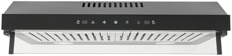 900CFM Wall Mount Range Hood,24inch Under Cabinet Range Hood w/LED Lighting — view 3
