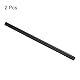 QUARKZMAN 2 Stück Carbon Fiber Tube 16 x 18 x 330mm Matte Surface Rod 3K Roll Wrapped Pure Carbon Round Tubing für RC Airplane Multicopter