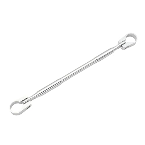 Pince poignée guidon moto 22mm en alliage d'aluminium usiné Silver
