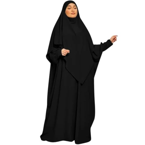 NAJMA Abaya Femme Musulmane 2 Pièces maxi khimar et abaya, opaque,Robe long avec khimar...