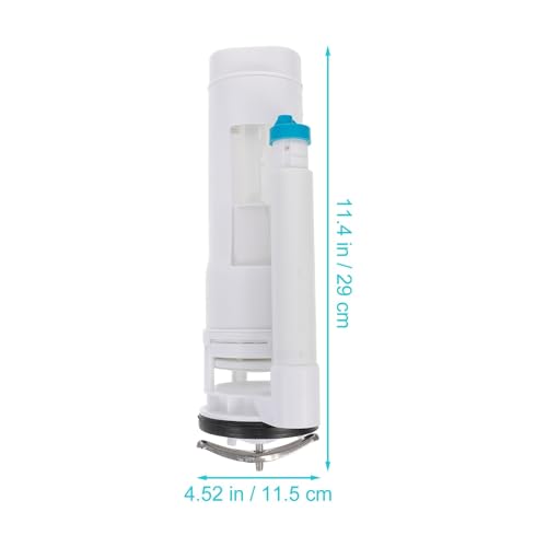 Válvula de descarga doble para inodoro blanco en material PP y ABS 3