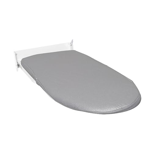 PURPLELILY Space Saving Wall Mounted Foldable Ironing Board With Adjustable heights Cover Iron Board