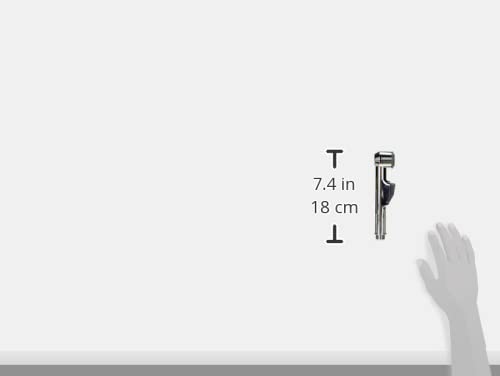 RIDDER Brausekopf, Duschkopf, Handbrause Santa Cruz, chrom, ABS | Anti-Kalk-Noppen | Rostfrei | KTW Zertifiziert | Start-Stop, 18,2 x 3,2 x 4 cm