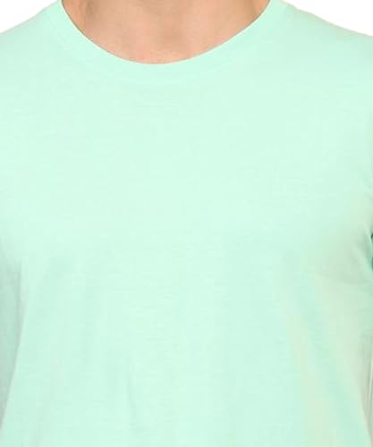 Image of Unisex Round Neck Plain T-Shirt | Combed Bio-Washed Ring Spun Cotton for Men & Women, Short Sleeves