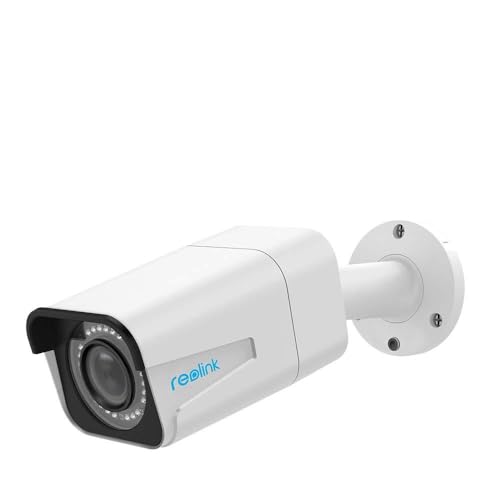 REOLINK PoE Security Camera Outdoor 4X Optical Zoom 5MP Super HD, Video Surveillance with Audio Night Vision Motion Detection Indoor Monitor