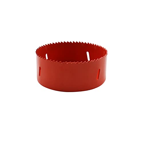 ValueHall Sierra de Agujero 108mm pulgadas Coronas Perforadoras HSS Bi-Metal Corona con Dientes Inclinados para Paneles de Yeso de Metal Blando Plástico Madera Fibra de Madera V8B04 (108mm) Cover