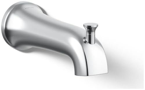 Kohler K-28563 Tempered 6-3/8 Integrated Diverter Tub Spout - Polished Chrome