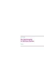 Ein Spaziergang in Dichters Garten 3738619895 Book Cover