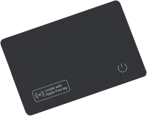 Eelexa Wallet Tracker Card, Rechargeable, Works with Apple Find My