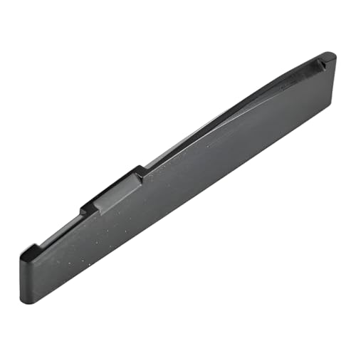 Kit Pestana Rastilho Para Violão Folk Aço Em ABS Preto