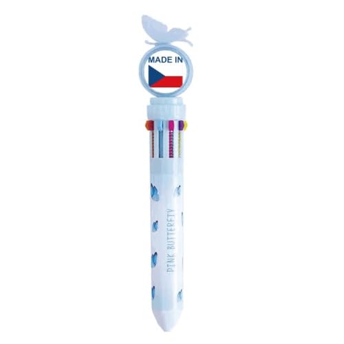 Stylo à bille rétractable multicolore Tchèque Country Love pour simplifier la prise de notes