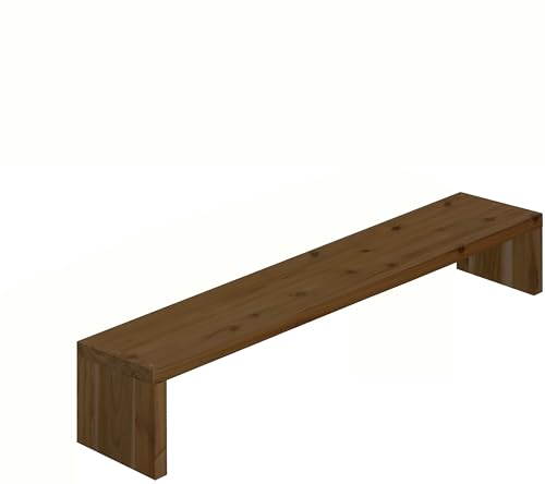 WOODPRO コの字 シェルフ 幅83cm 高さ16cm 奥行20cm マロン色 国産杉 板厚2.8cm オープンラック ディスプレイ キッチン 棚 収納 横幅と高さは1cm単位でオーダー可 受注生産