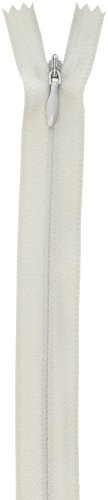 COATS & CLARK F8422-550 Invisible Zipper, 20 x 22, Dark Silver