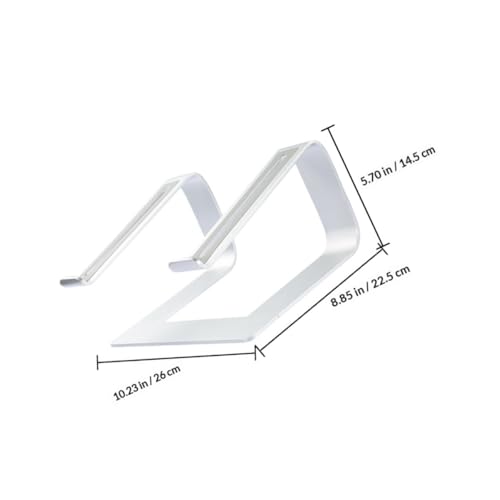 Soporte para laptop de aleación de aluminio ajustable con rack de enfriamiento miniatura 2