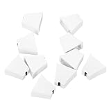 KITCHENKARATLY 10個 推键帽 白色フェーダーキャップ スライダーキャップ ミキサーコントローラーパーツ 孔径 コンパクトで滑らかな操作 簡単取り付