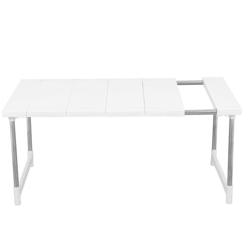 Support cuisine télescopique double niveau ajustable en métal
