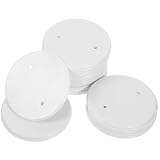 Abaodam Electrical Panel Cable Cover 50Pcs Ceiling Outlet Cover Plate White PP Material for Wiring